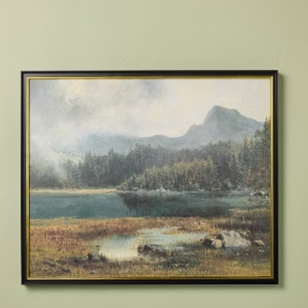 Hearth & Hand Landscape Fall Wall Art with Frame